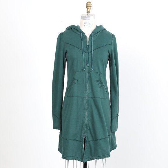 Prairie Hoodie in Bottle Green - Picture 1 of 2